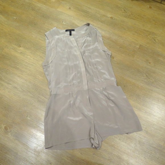 BCBG Maxazaria 100% Silk Romper - Picture 1 of 11